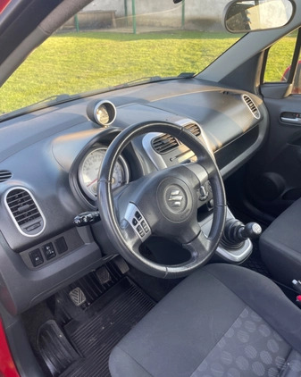 Suzuki Splash cena 9900 przebieg: 224875, rok produkcji 2009 z Tuchola małe 67